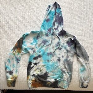 5/$15! Colorful Tie-Dye Hoodie. Size XS